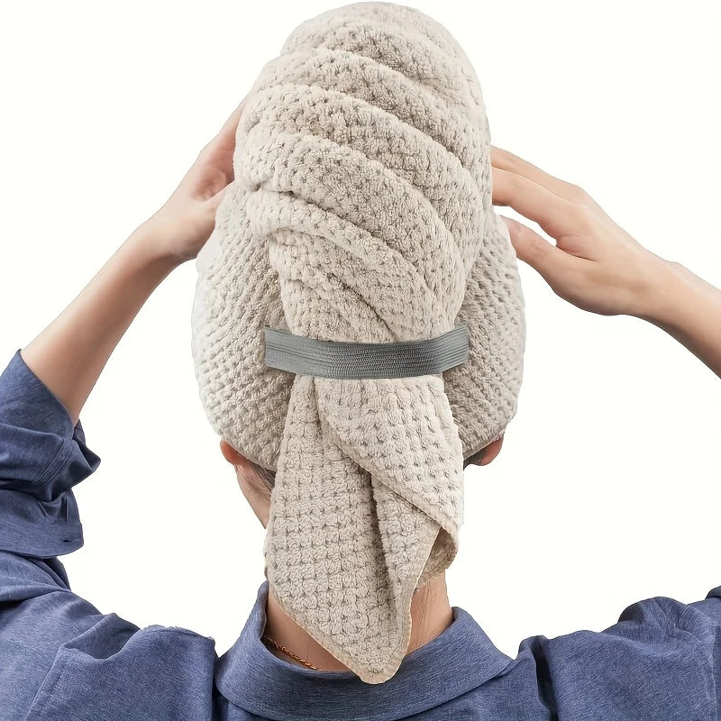Quick-Dry Microfiber Hair Towel Turban