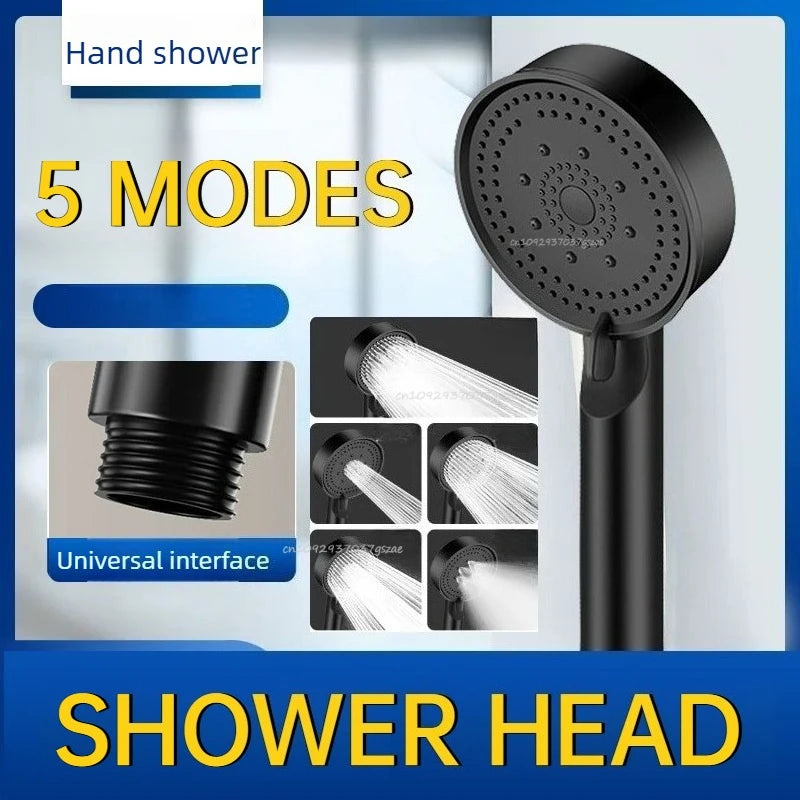 5-Mode High-Pressure Filtered Shower Head