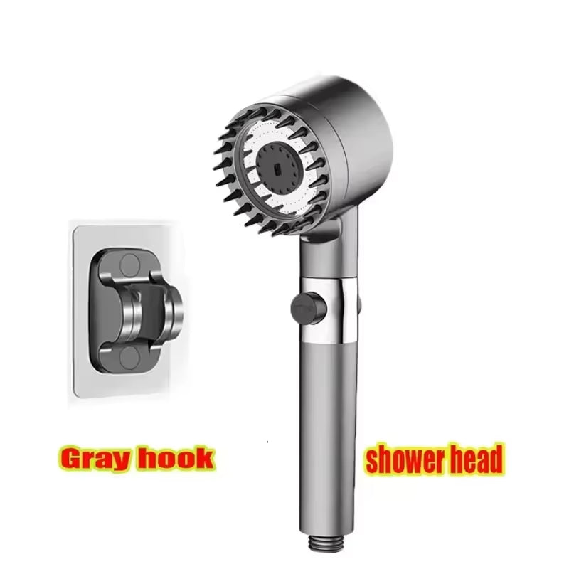Handheld shower head with wall holder