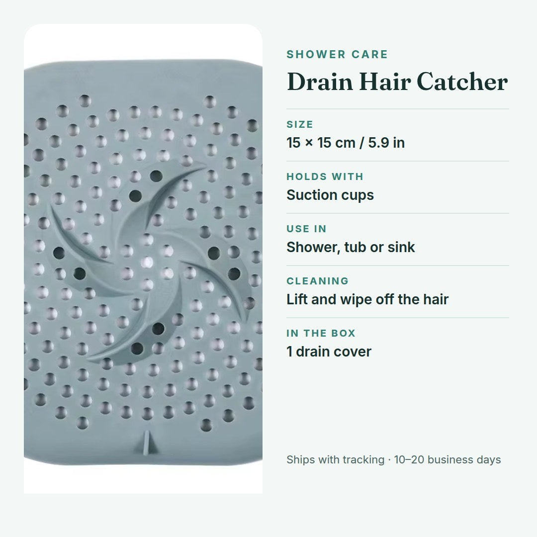 Drain hair catcher — details